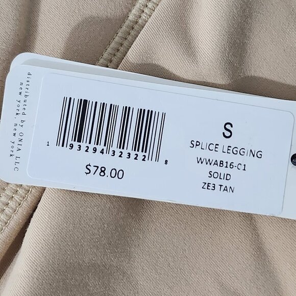 2/$50 WeWoreWhat Splice Solid Leggings Size S - Picture 4 of 6